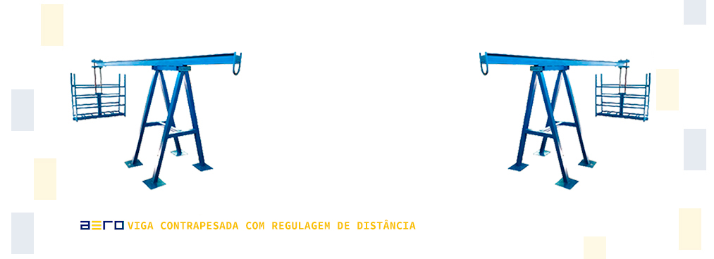 Viga Contrapesada Com Regulagem de Distância